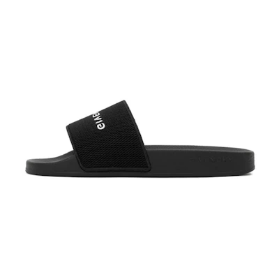 (W) Givenchy Logo 'Black Fashion Slide'