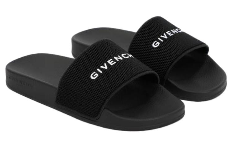 (W) Givenchy Logo 'Black Fashion Slide' 圖 4