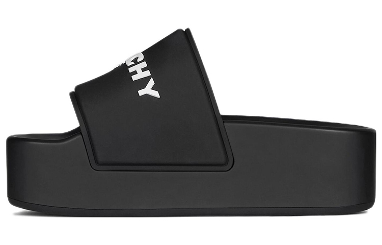(Women) Givenchy Logo Embossed Platform Sandal 'Black'  BE306QE1F1-001