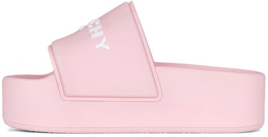 (Women) Givenchy Logo Embossed Platform Sandal 'Blossom Pink' BE306QE1F3-674 (Women) Givenchy Logo Embossed Platform Sandal 'Blossom Pink' BE306QE1F3-674