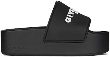 Order (W) Sandalia Plataforma Givenchy con Logo Grabado 'Negro' BE306QE1F1-001