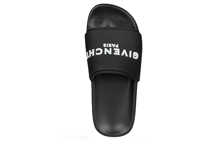 Lookbook (W) Givenchy Logo Gegraveerde Plateau Sandalen ''Zwart'' BE306QE1F1-001