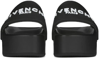 Shop (W) Sandalia Plataforma Givenchy con Logo Grabado 'Negro' BE306QE1F1-001