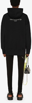 (W) GIVENCHY 黑色Logo印花連帽衫 BWJ01Z3Z5W-001 Shop (W) GIVENCHY 黑色Logo印花連帽衫 BWJ01Z3Z5W-001