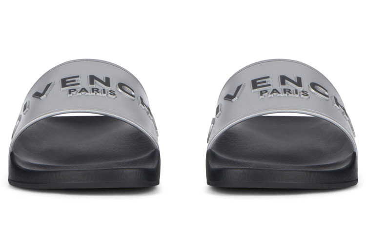 (W) Givenchy Logo Slide 'Metallic Silver' 圖 3