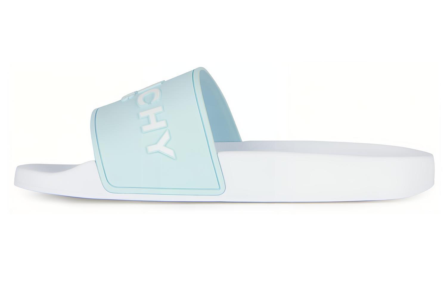 Buy (W) Givenchy Sandalias Logo 'Blanco Verde Aqua' BE3004E-0SQ-148