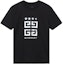 Buy (Women) GIVENCHY Logo Star Print Crew Neck T-Shirt Black SS23 Casual Tee BW70AS3YEL-001