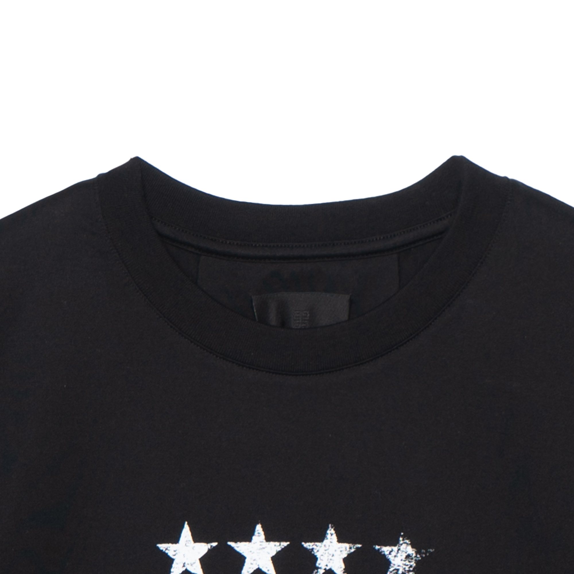 Cheap (W) ジバンシィ ロゴ スター プリント クルーネック Tシャツ ブラック SS23 カジュアル ティー BW70AS3YEL-001