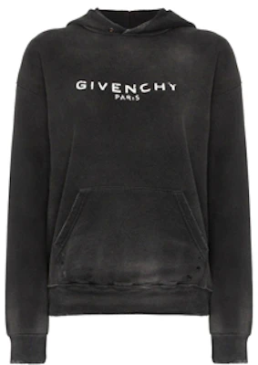 (W) 纪梵希Logo复古连帽衫 黑色 BW70513Z0L-001 Order (W) 纪梵希Logo复古连帽衫 黑色 BW70513Z0L-001