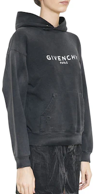 (W) 纪梵希Logo复古连帽衫 黑色 BW70513Z0L-001 Purchase (W) 纪梵希Logo复古连帽衫 黑色 BW70513Z0L-001