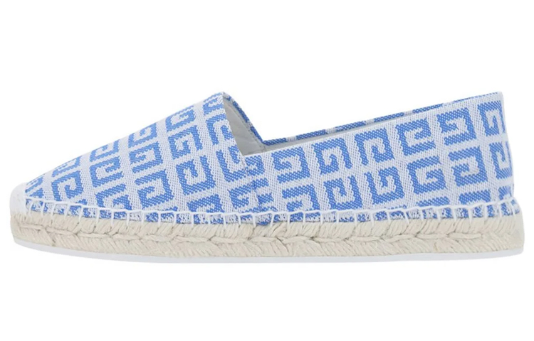 (Women) Givenchy Low Top Round Toe Slip-On 'Blue White 4G' BEZ00VE1C4-114
