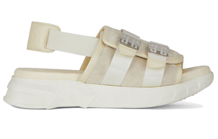 (W) Givenchy Marshmallow 'Beige Smooth Leather and Suede Sandal' 圖 2