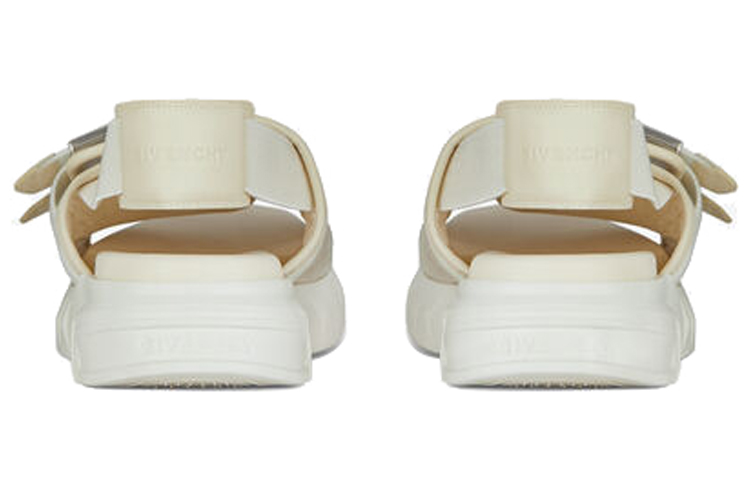 (W) Givenchy Marshmallow 'Beige Smooth Leather and Suede Sandal' 圖 4