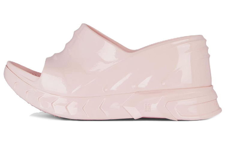 (W) Givenchy Marshmallow Rubber Open-Toe Platform 'Fashion Pink Slide'