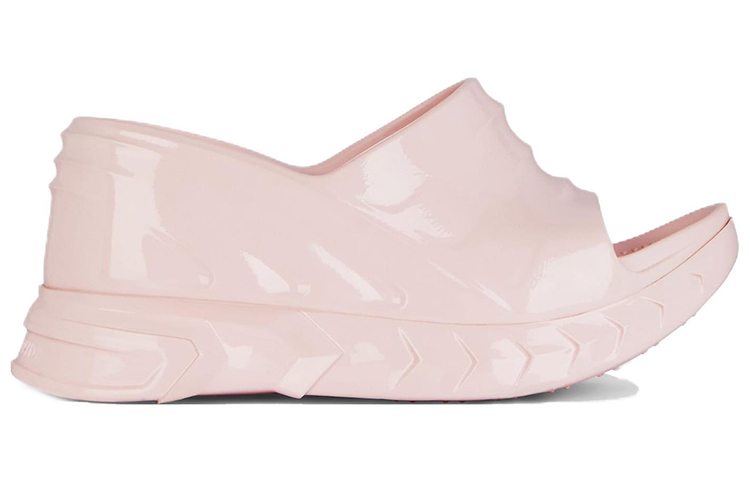 (W) Givenchy Marshmallow Rubber Open-Toe Platform 'Fashion Pink Slide' 圖 2