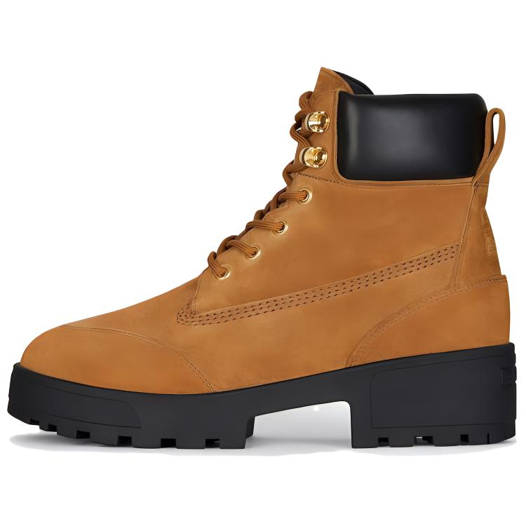 (W) Givenchy Martin Boots 'Yellow Velvet CMFT'