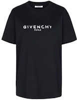 (Women) Givenchy Melting Letters Logo Black T-Shirt BW70603Z0Y-001 (Women) Givenchy Melting Letters Logo Black T-Shirt BW70603Z0Y-001