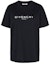 Order (W) Camiseta Negra Givenchy Melting Letters Logo BW70603Z0Y-001