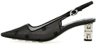 Buy (W) Givenchy Mesh Stof Peep-Toe Hoge Hakken ''Zwart'' BE402LE1PW-001
