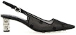 (Women) Givenchy Mesh Fabric Peep-Toe High Heels 'Black' BE402LE1PW-001