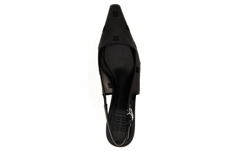 Lookbook (W) Givenchy Mesh Stof Peep-Toe Hoge Hakken ''Zwart'' BE402LE1PW-001