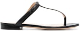 Order (W) Sandal Tumit Tebal Lambskin Logo Besi Givenchy 'Hitam' Peep-Toe BE3059E0XT-001