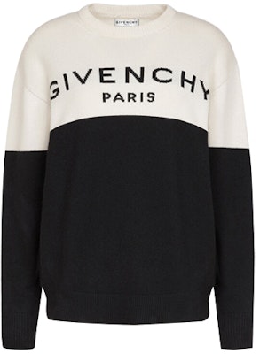 (W) Givenchy Sweater Rajut Monogram Hitam Putih BW90AE4Z7H-004 Order (W) Givenchy Sweater Rajut Monogram Hitam Putih BW90AE4Z7H-004