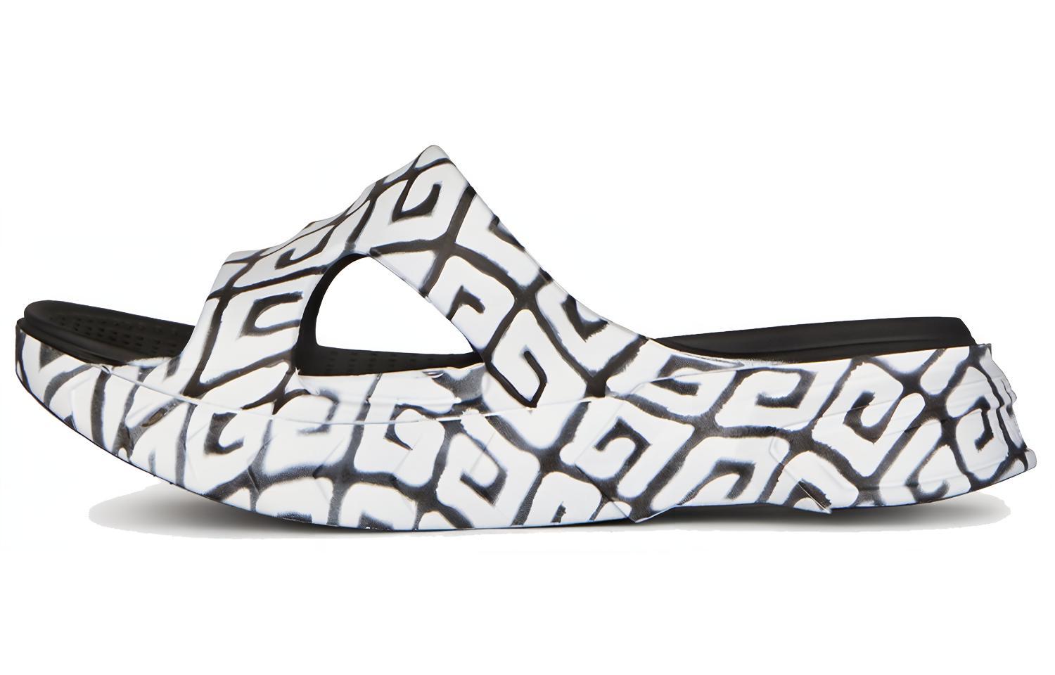 Buy (Women) Givenchy Monogram Slides 'Black' 'Cotton Candy' BE305AE14Q-004