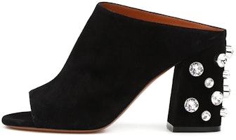(Women) Givenchy Mule 'Black Velvet Open-Toe' BE09146107-001 (Women) Givenchy Mule 'Black Velvet Open-Toe' BE09146107-001