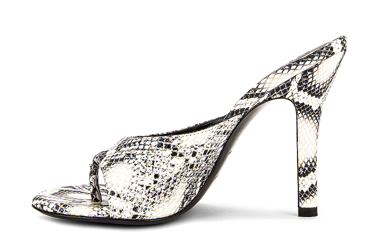 (W) Givenchy Mule 'Embossed Snake Lime'