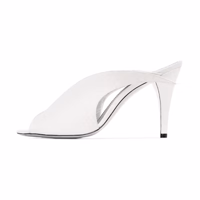 (W) Givenchy Mule 'White Snake Print'