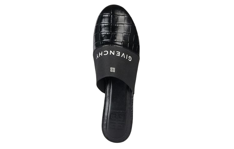 (W) Givenchy Mule Flat 'Crocodile Embossed Black' 圖 2