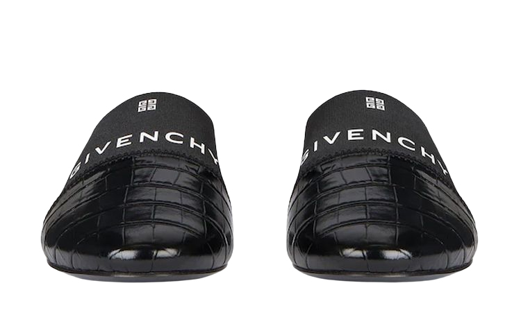 (W) Givenchy Mule Flat 'Crocodile Embossed Black' 圖 3