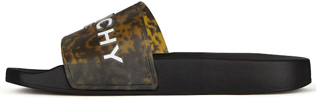 (Women) Givenchy Paris Flat Sandals 'Yellow Black' BE3004E124-003 (Women) Givenchy Paris Flat Sandals 'Yellow Black' BE3004E124-003