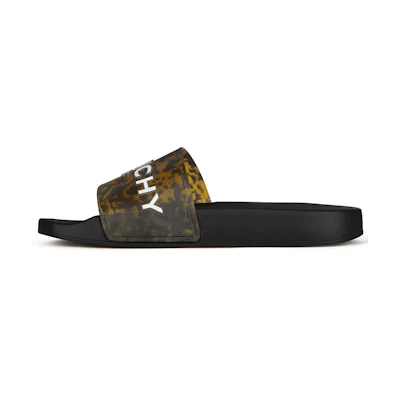 (W) Givenchy Paris Flat Sandals 'Yellow Black'