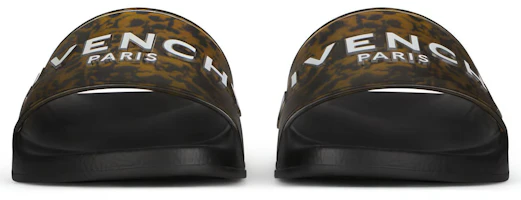 Lookbook (W) Sandales Plates Givenchy Paris ''Jaune Noir''. BE3004E124-003