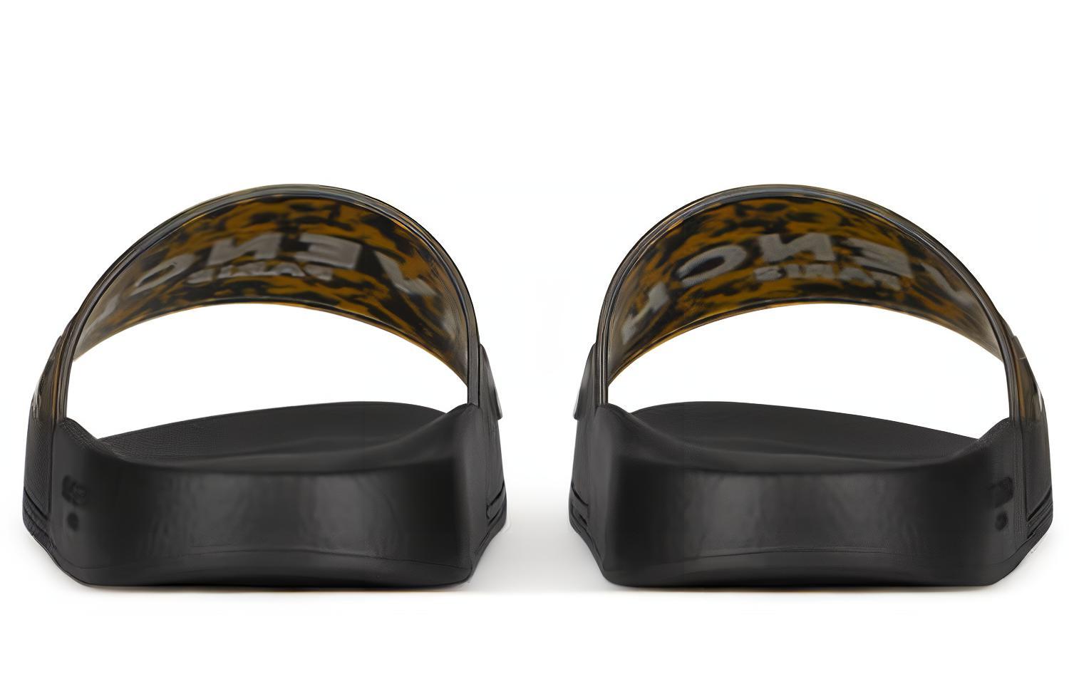 Shop (Women) Givenchy Paris Flat Sandals 'Yellow Black' BE3004E124-003