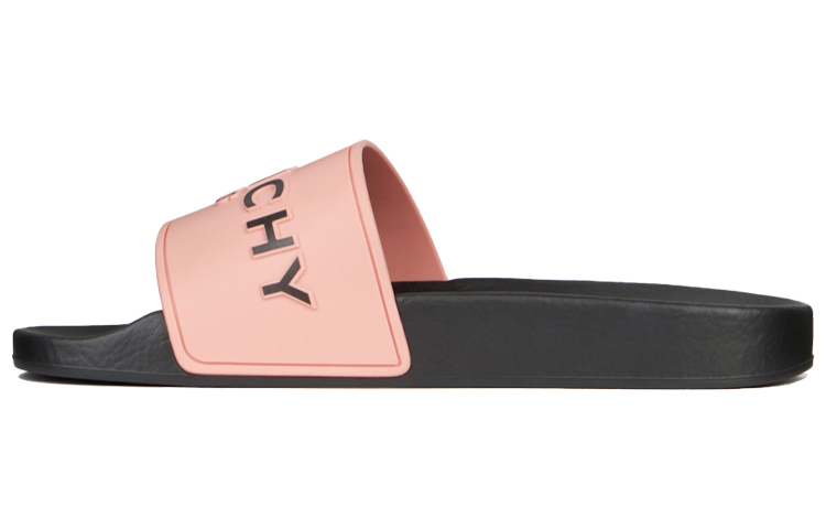 (W) Givenchy Paris Rubber Slide 'Pink Black'