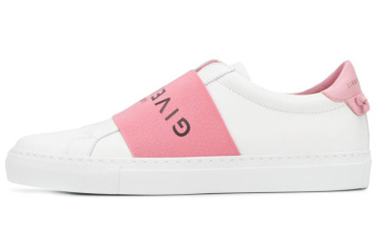 (W) Givenchy Paris Strap Leather Sneakers 'White Pink'