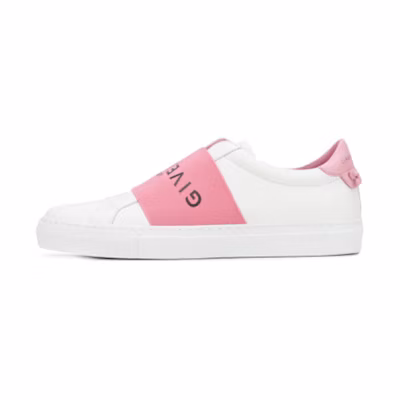 (W) Givenchy Paris Strap Leather Sneakers 'White Pink'