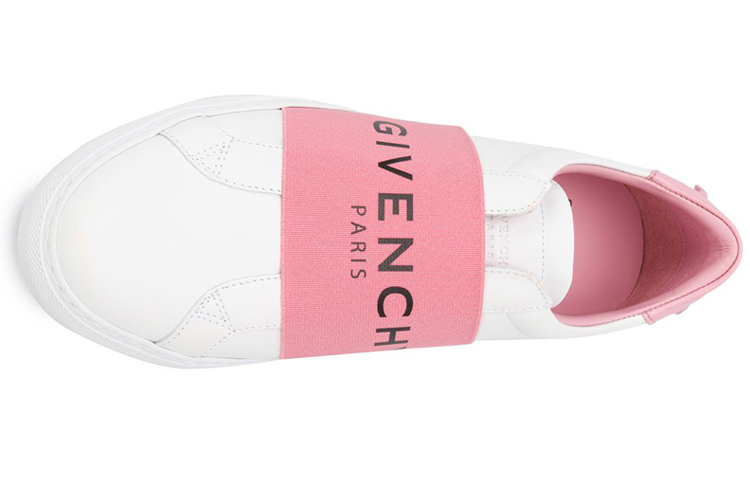 (W) Givenchy Paris Strap Leather Sneakers 'White Pink' 圖 4