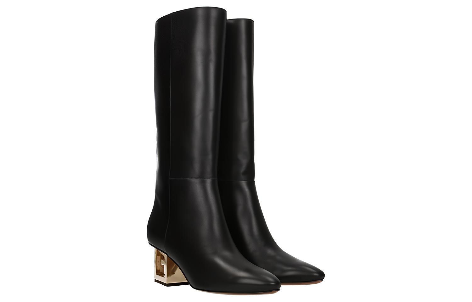 Order (W) Bota Alta Retro Givenchy 'Cuero Negro' BE7014E0A1-001