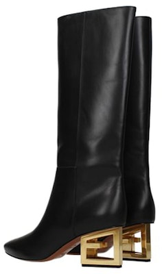 (Women) Givenchy Retro High-Top Boot 'Black Leather' BE7014E0A1-001 Lookbook (Women) Givenchy Retro High-Top Boot 'Black Leather' BE7014E0A1-001