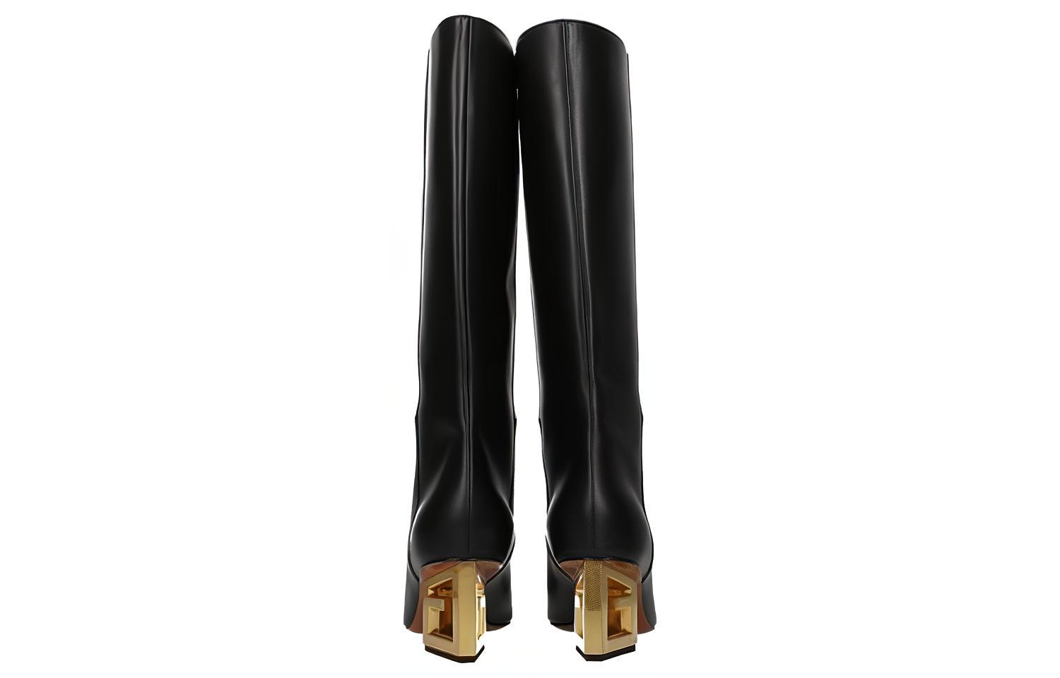 Purchase (W) Bota Alta Retro Givenchy 'Cuero Negro' BE7014E0A1-001