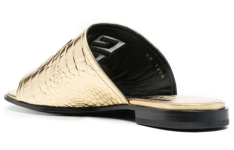 Shop (W) 纪梵希金色凉鞋 BE305EE0ZD4G-710