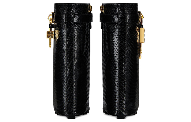 (W) Givenchy Shark Lock 'Black Snake Metal Buckle' 圖 4