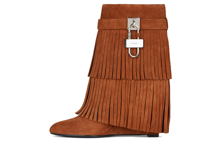 (Women) Givenchy Shark Lock 'Brown Tassel' BE7027E1FS-913