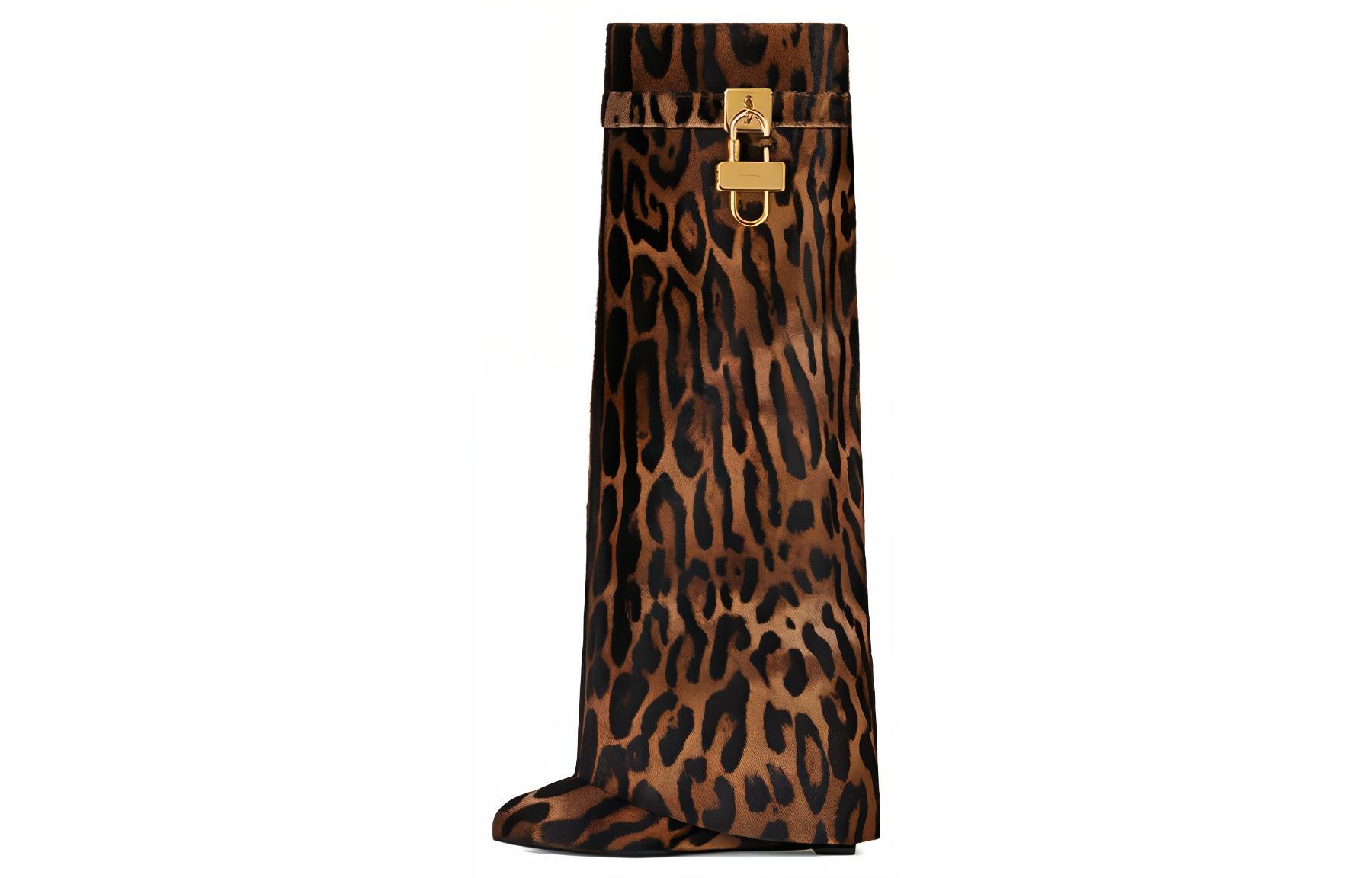 (W) Givenchy Shark Lock 'Leopard Print'