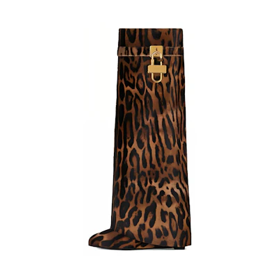 (W) Givenchy Shark Lock 'Leopard Print'