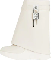 (Women) Givenchy Shark Lock Biker Ankle Boot 'Beige' BE603SE1AZ-250 (Women) Givenchy Shark Lock Biker Ankle Boot 'Beige' BE603SE1AZ-250